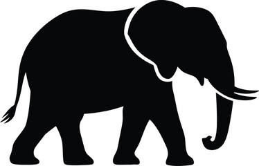 Fototapeta premium Majestic African Elephant Silhouette