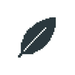pixel eco leaf icon