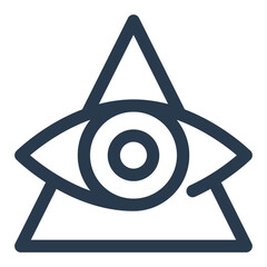 Third Eye spiritual awakening vision symbol icon