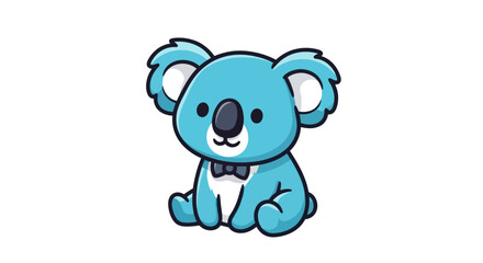 Fototapeta premium Cartoon koala bear mascot illustration