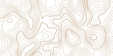 Topographic map patterns, topography line map. Vintage outdoors style. World map Template. Modern design with White background with topographic wavy pattern design. © AFROZAOPORNA