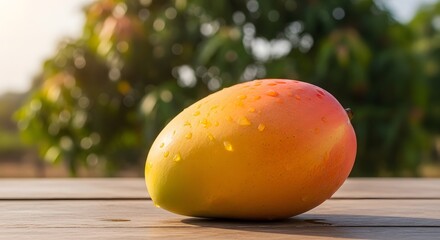 manggo in the garden