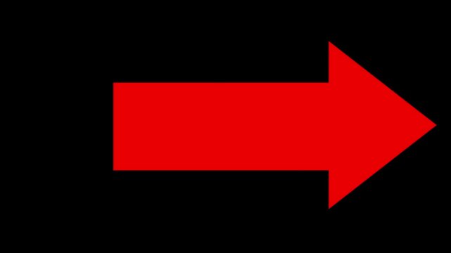 Arrow pointing icon animation. Arrow animation, bright arrow animation. simple arrow icon animation. road arrow sing