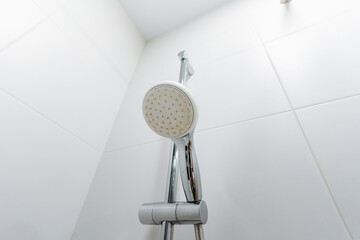 Modern Shower Design, Contemporary Handheld Shower With Stylish Accents, Luxurious Bathroom Upgrade...