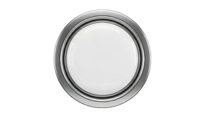 Silver framed white dome