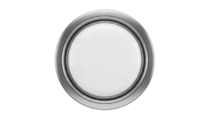 Silver framed white dome