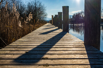 Fototapeta premium lake chiemsee in bavaria