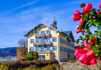famous Tegernsee at the tegernsee lake - bavaria
