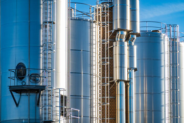modern industry silo in austria