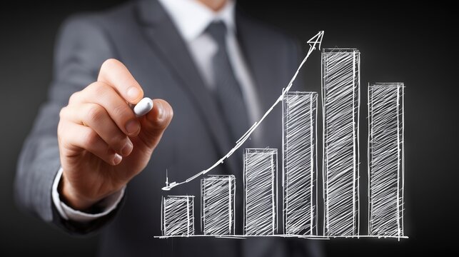 Electricity Market Crisis Drives Sustainable Investment: CEO Presenting Green Investment Plan in Boardroom With Smart Grid Diagram on Screen