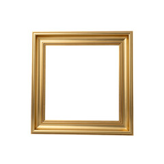 Elegant Gold Picture Frame with Intricate Detailing