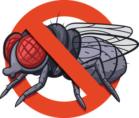 Fly cartoon character