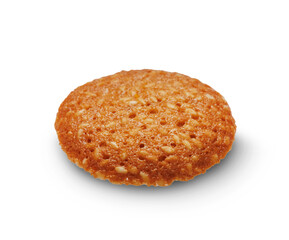 Sesame seed cookies isolated on transparent background