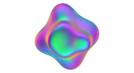 Iridescent Amorphous Shape