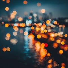 Abstract City Lights Bokeh