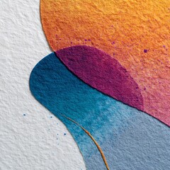 Abstract Colorful Paper Art