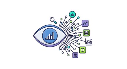 Data visualization and analytics network