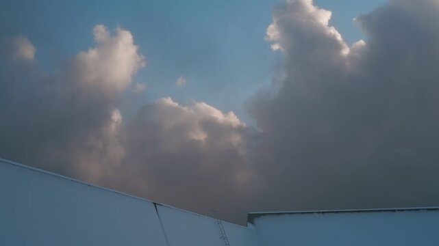 冬の積雲