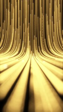 Upward-flowing lines, abstract background video footage, 4K.