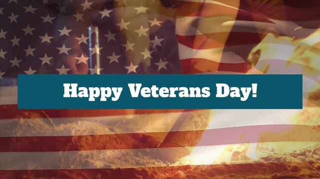 Happy independence day text banner over fireworks happy independence day text banner