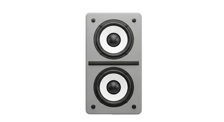 Fototapeta premium Gray Speaker with Two Drivers