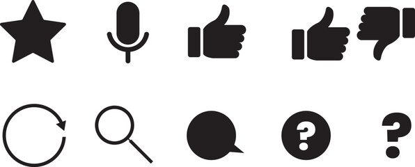 Fototapeta premium Digital Network Security and Privacy Protection Icon Bundle