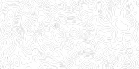 Minimal topography map area vector topo paper lines. Topographic contour lines grid map pattern design. Geographic mountain relief. Contour maps. Topo contour paper map design. © MdLothfor