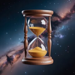 Celestial Hourglass: Where the Galaxy Meets Infinite Time