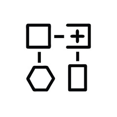 Generate minimal swiss inspired pictograms focused on function and clarity On white Background Vector illustration