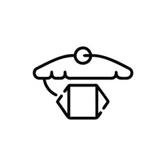 Generate a minimalist brand design outline using modern simplicity principles Vector illustration