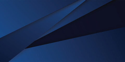 Geometric blue background with dark triangle background design, Overlapping triangle pattern.