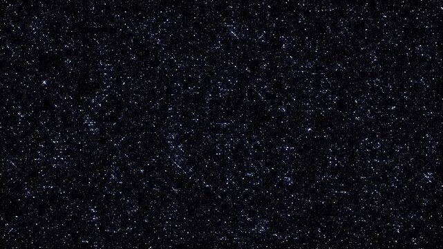 Flying Through Deep Space Starfield at High Speed &ndash; Sci-Fi Galaxy Travel, Moving Stars on Black Cosmic Universe Seamless Loop