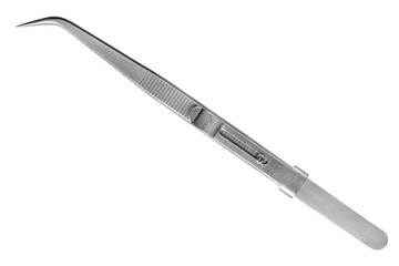 Curved tweezers isolated