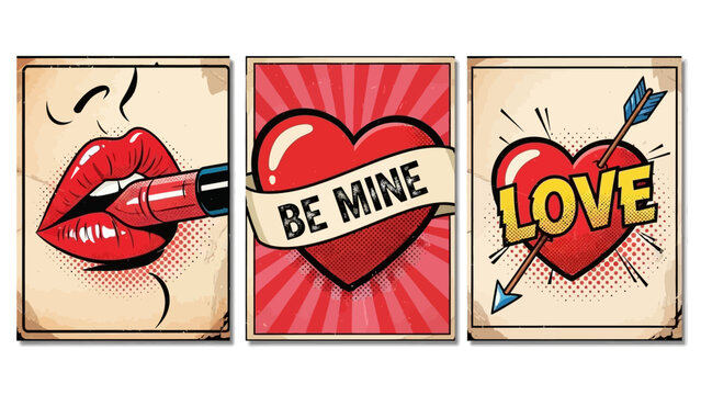 Pop Art Love Images – Browse 228,543 Stock Photos, Vectors, and