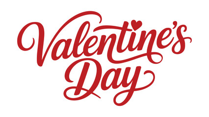  valentines day elegant script typography lettering with heart accents, romantic holiday greeting text illustration for cards posters banners invitations and social media © VectorCraze