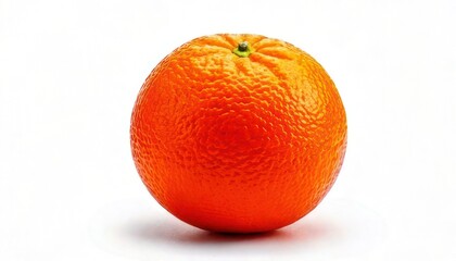 Fresh Orange Fruit on White Background.