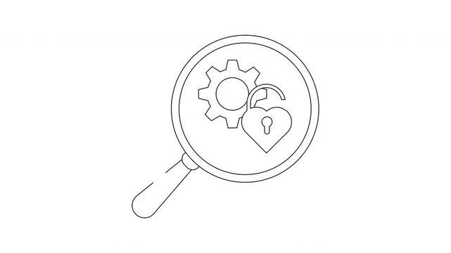 Unlocking Potential - A Conceptual Exploration Through Line Art.