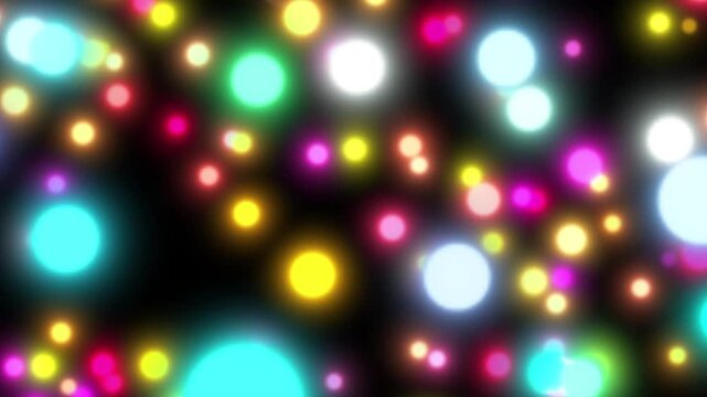 Floating Colorful Glowing Orbs 01/光ってるカラフルな玉っぽいやつがふよふよしてるやつ01