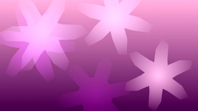 Purple Gradient Background with Flowers.