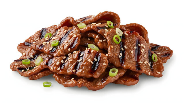 Sweet and savory Korean marinated beef grilled to perfection
