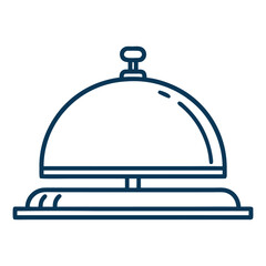 Obraz premium service bell icon