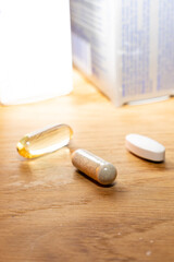 pills on the table