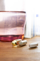 pills on the table