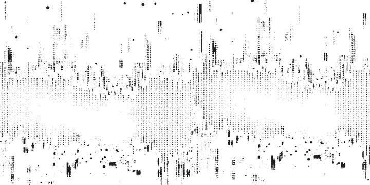 Isolated retro texture with grainy halftone, noise, and subtle hatching effect