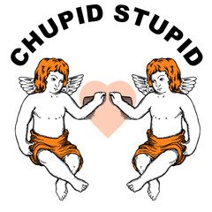 Fototapeta premium chupid stupid