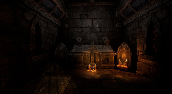 砦　石棺の眠る部屋