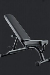 Adjustable gym bench for weightlifting and strength training exercises