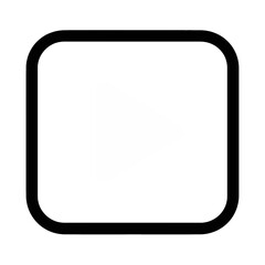 White play button app icon.