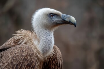 Obraz premium Mature griffon vultures scavenging birds