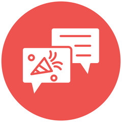 Party Conversation Icon